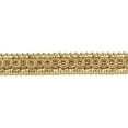 thumbnail image 1 of 1/2" (1cm) Basic solid Collection Scroll Gimp Braid Trim # 0050SG,, Golden Brown Beige #A4 (Golden Brown Beige) Sold By The Yard (36"/3 ft/0.9m), 1 of 1