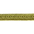 thumbnail image 1 of 1/2" (1cm) Basic solid Collection Scroll Gimp Braid Trim # 0050SG, Lizard Green #G6 (Dark Yellow Green) 14 Yards (42 ft/12.5m), 1 of 1