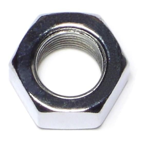 1/2"-20 Chrome Plated Grade 5 Steel Fine Thread Hex Nuts (10 pcs.)