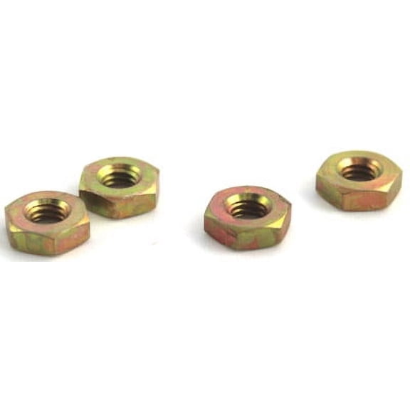 1/2-20 Hex Jam Nuts / Grade 8 / Zinc Yellow - 1200 Piece Carton