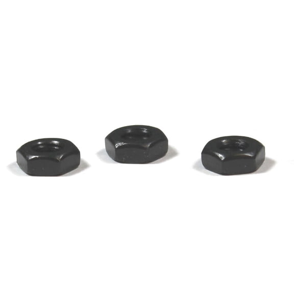 1/2-20 Hex Jam Nuts / Steel / Black Zinc - 1200 Piece Carton