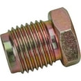 thumbnail image 1 of Speedway 1/2-20 Inverted Flare Male to 1/8 Inch NPT Female Brake Adapter Fitting, Steel Zinc Plated for Master Cylinder Brake Line Plumbing, Universal Fit, 1 of 4