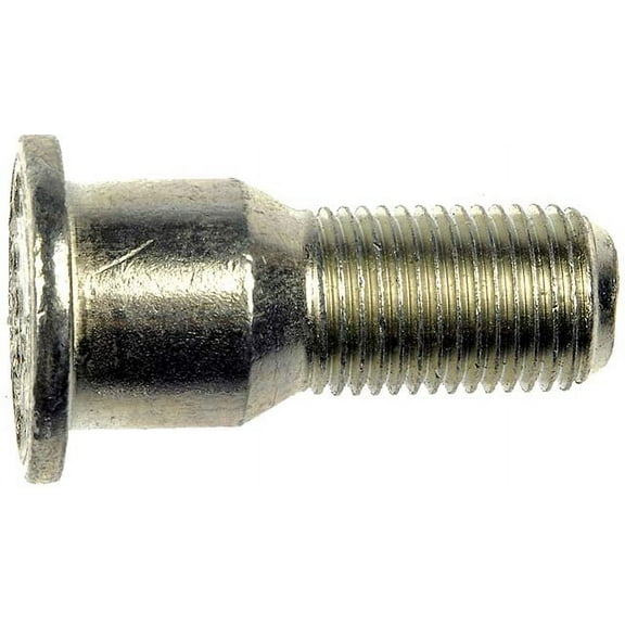 1/2-20 Non-Serrated Wheel Stud - .645 In. Knurl, 1-7/16 In. Length