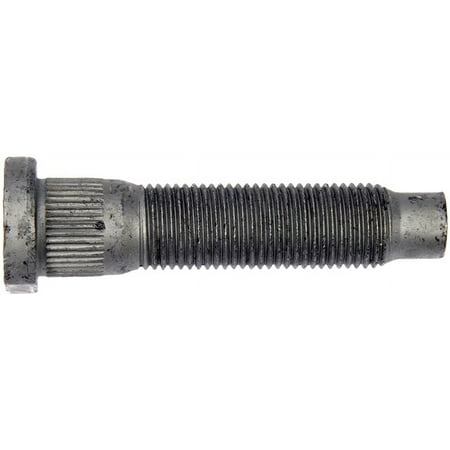 1/2-20 Serrated Wheel Stud - .560 In. Knurl, 2.3 In. Length