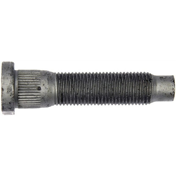 1/2-20 Serrated Wheel Stud - .560 In. Knurl, 2.3 In. Length
