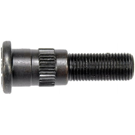 1/2-20 Serrated Wheel Stud - .625 In. Knurl, 1-15/16 In. Length