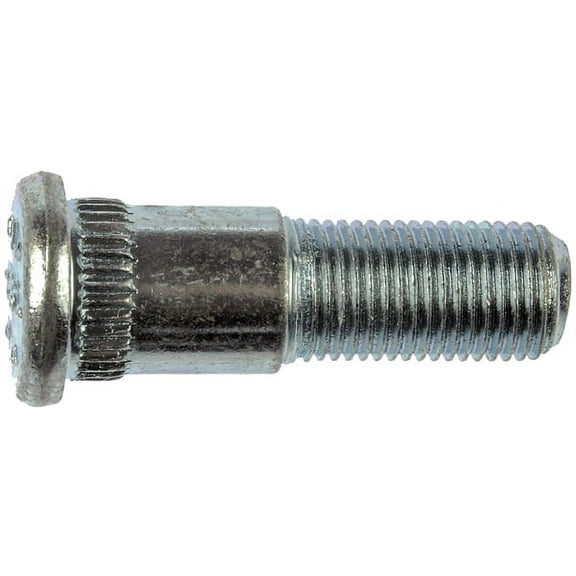 1/2-20 Serrated Wheel Stud - .630 In. Knurl, 1-3/4 In. Length