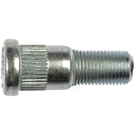 1/2-20 Serrated Wheel Stud - .650 In. Knurl, 1-5/8 In. Length