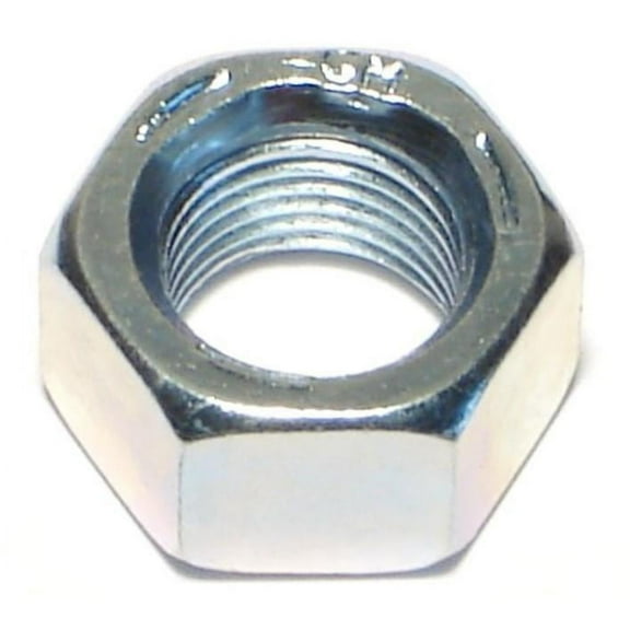 1/2"-20 Zinc Plated Grade 5 Steel Fine Thread Hex Nuts (12 pcs.)