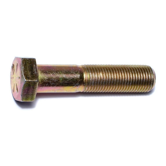 1/2"-20 x 2-1/4" Zinc Grade 8 Hex Cap Screws HCS8-297 (25 pcs)