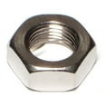 thumbnail image 1 of 1/2"-20 x 27/32" 18-8 Stainless Steel Fine Thread Jam Nuts JNSS-120 (8 pcs.), 1 of 1