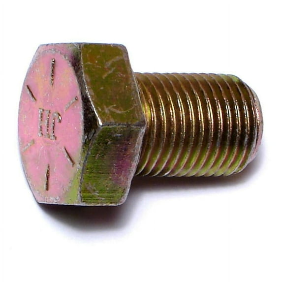 1/2"-20 x 3/4" Zinc Plated Grade 8 Steel Fine Thread Hex Cap Screws HCS8-285