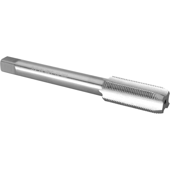 1/2"-28 UNEF Thread Tap Right Hand | 1/2 x 28 UNEF Straight Flute Tap, Made of M2 High-Speed Steel, Used for Cutting and Repairing Internal Threads.