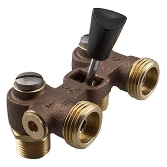 1/2" 2T- Brass & Tubular Washing Machine Hot Water Shut Off