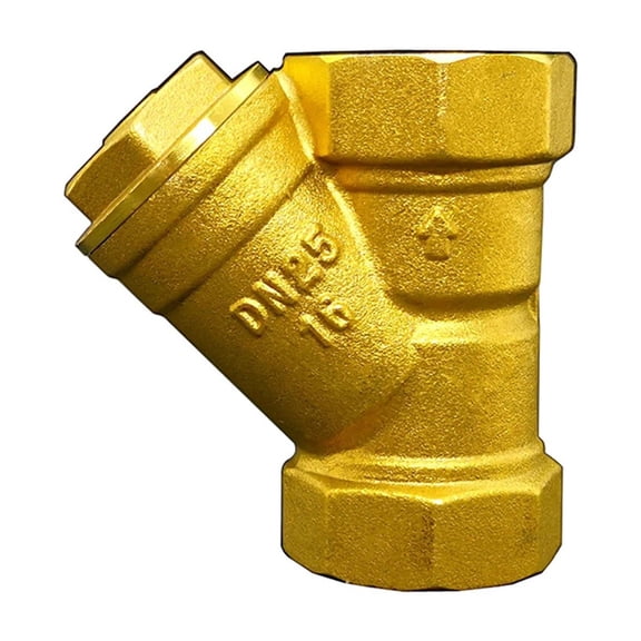 1/2" 3/4" 1" BSP Female Thread Inline Y Type Filter Strainer Valve Pipe Fitting Connector Adapter For Water 3pcs ,Durable Materia