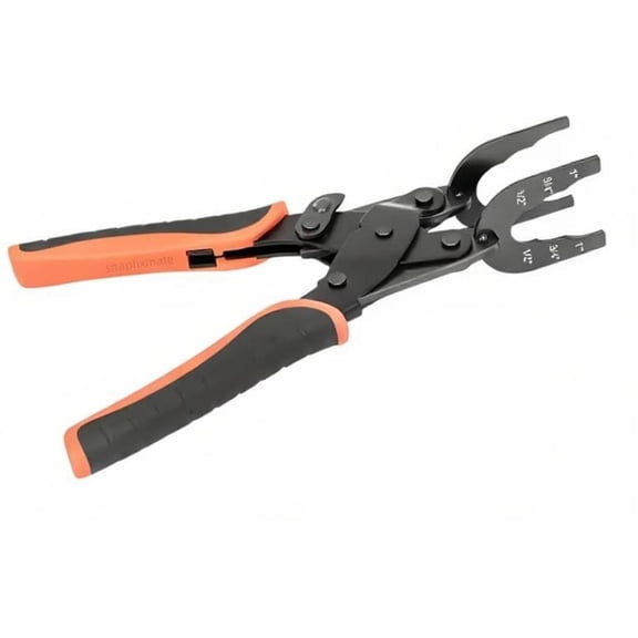1/2", 3/4", 1" Disconnect Pliers, Multi-Size Tool for Removing Brass Push-In Fittings, Water Pipe Disconnecting Pliers for Plumbing Repairs by Goohae, Black 23*4