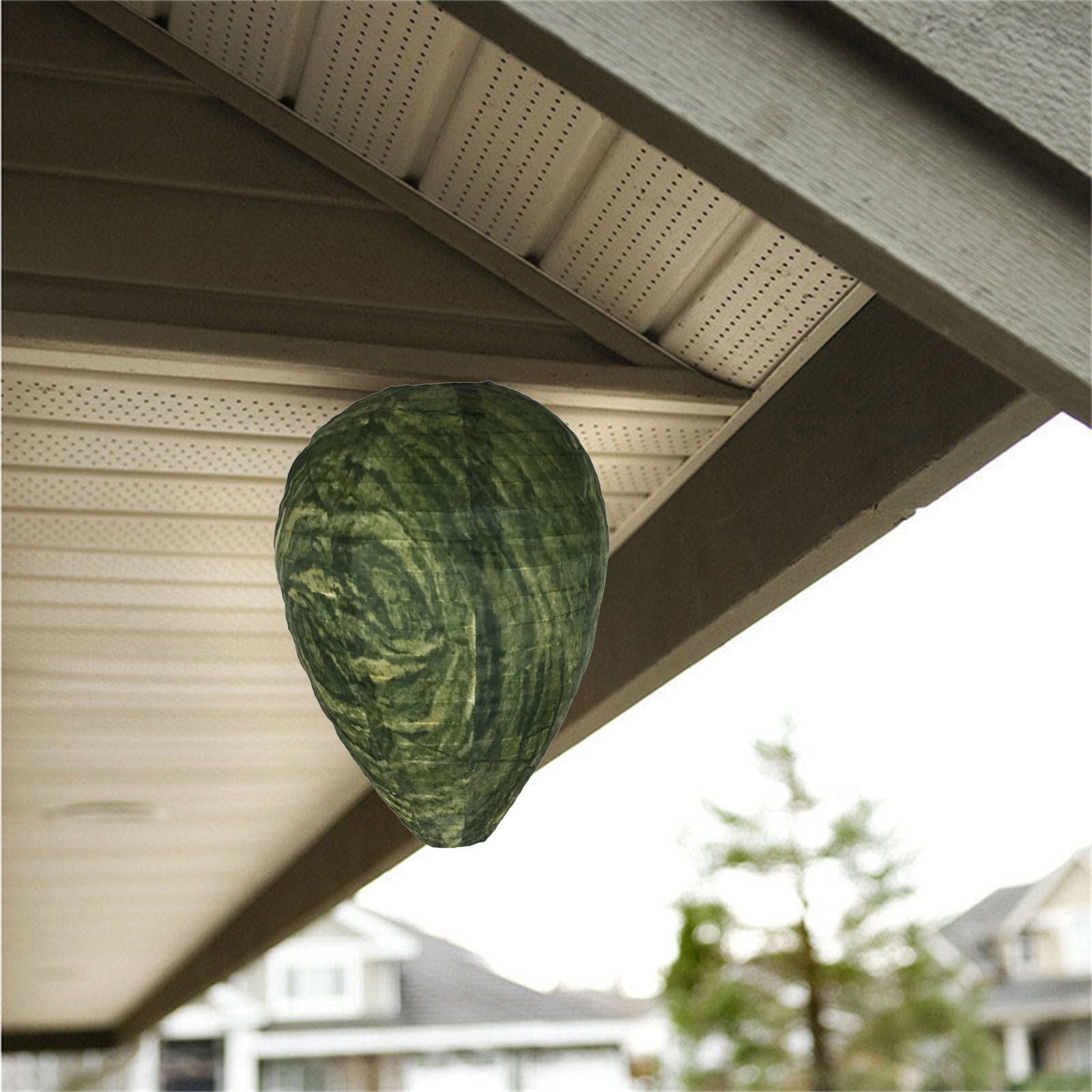 1/2/3/4/5/6/8/10 Pieces Cloth Wasp Nest Decoy Hanging Wasp Repellent Deterrent Fake Nest Decoys