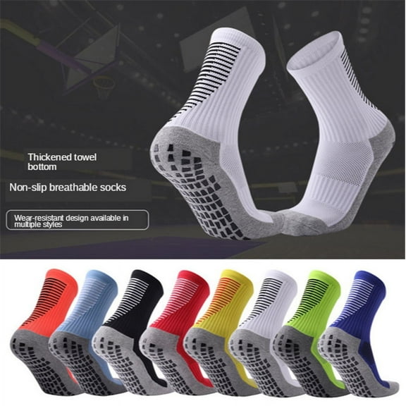 1/2/3/4/5 Pairs Professional Anti-Slip Soccer Socks Breathable Basketball Fitness Gym Compression Circulation Football Socks Adults