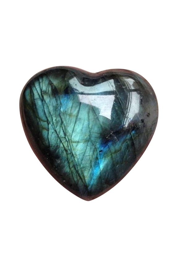 1/2/3/4/6 Heart Shaped Quartz Gemstone Worry Stone Heart Shape for Jewllery Making Carving Used for Cleansing Birthday Gift Craft Home Party Decor Collection