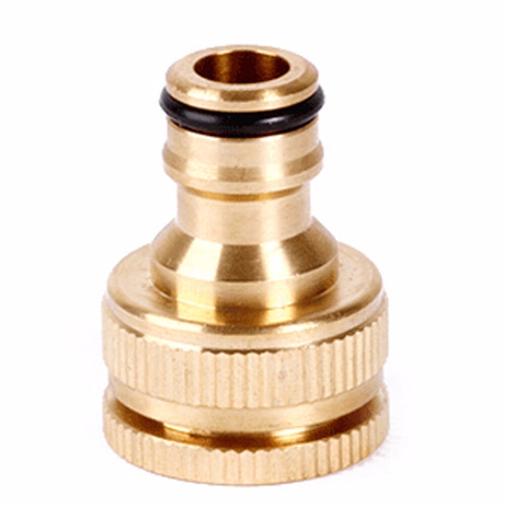 1/2 & 3/4 Inch Brass Faucet Adapter Washing Machine Hose Fittings Quick