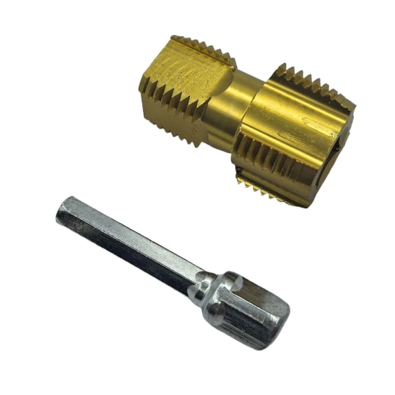 1/2 3/4 Inch Water Pipe Tap Threader for Plumbers and DIY Enthusiasts Electric Drill Compatible Pipe Threading Tools