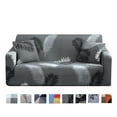 thumbnail image 1 of 1 2 3 4 Seater Printed Sofa Cover Couch Slipcover, Elastic Stretch Armchair / Loveseat / Couch Sectional Sofa Slipcover Furniture with 1 Pillowcase Protector Dog Pet, 1 of 11