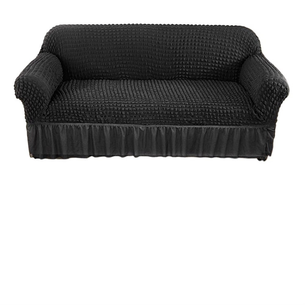 1/2/3/4 Seater Seersucker Sofa Slipcover High Stretch Couch Cover Sofa Protector Elastic Corner Couch Covers