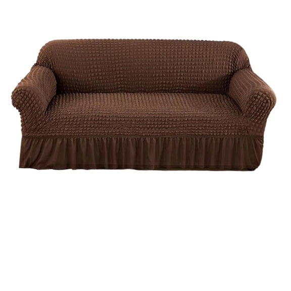 1/2/3/4 Seater Seersucker Sofa Slipcover High Stretch Couch Cover Sofa Protector Elastic Corner Couch Covers
