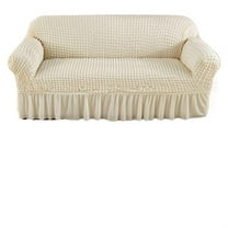 1/2/3/4 Seater Seersucker Sofa Slipcover High Stretch Couch Cover Sofa Protector Elastic Corner Couch Covers