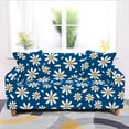 thumbnail image 1 of 1/2/3/4 Seaters Stretch Sofa Cover Elastic Floral Daisy Slipcovers For Living Room Fully-wrapped Dust-proof Couch Covers, 1 of 5
