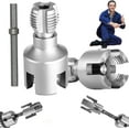 thumbnail image 1 of 1/2'' and 3/4'' Water Pipe Internal and External Integrated Threader,Integrated Internal & External Pipe Threading Tool,2025 New Pipe Thread Cutting Tool, 1 of 8