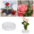 thumbnail image 2 of Flower Frogs Floral Holders 6 Pcs Clear Plastic Flower Frogs - 2.76 Inch Floral Arrangement Holders With Suction Cups For Vases Suction Cup Flower Organizers 2 of 10