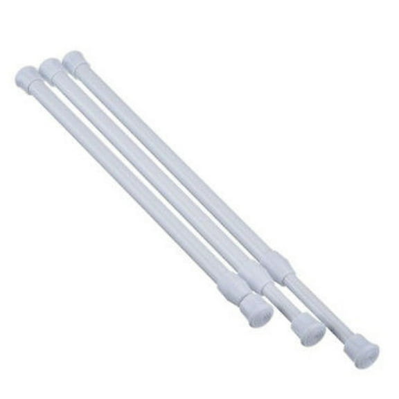 1/2/3/4Pcs Multi-Function Extendable Tension Rods Spring Telescopic Rail Loaded Pole Rod