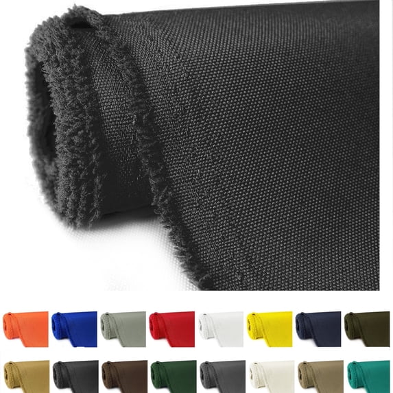 1/2/3/5/10 Yards Waterproof Canvas Fabric 600D Home Decor Fabric 58" Width UV Heat Resistant Heavy Duty Marine Fabric by the Yard, Gray
