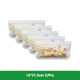 thumbnail image 1 of 1/2/3/5Pcs Reusable Food Freezer Bags Leakproof Silicone Ziplock Bags BPA Free Meat Fruit Veggies Storage Bag Dishwasher Safe, 1 of 10
