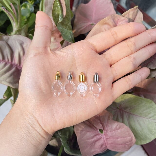 Mini vial sale necklace