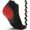 thumbnail image 1 of 1/2/3/6 Pairs Low Cut Compression Running Socks, Sport Compression Ankle Socks best for for Runners, Plantar Fasciitis, Arch Support, Endurance & Cycling, 1 of 9