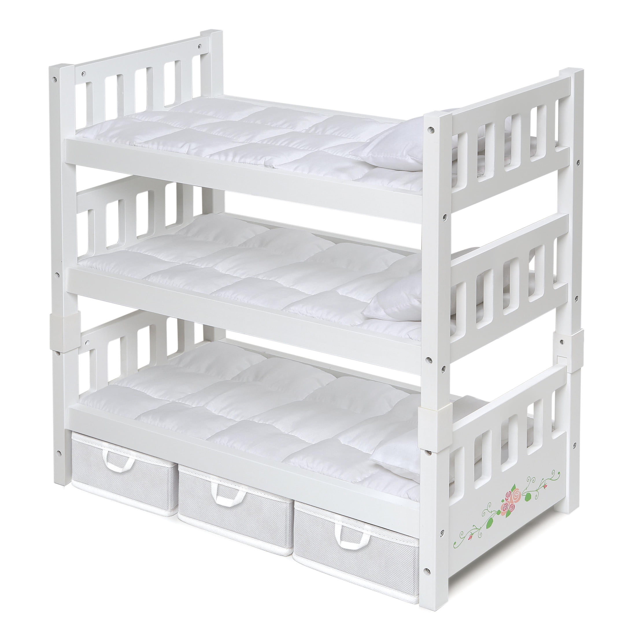 Badger Basket Doll Bunk Bed, Convertible for 18-20 inch dolls - Walmart.com