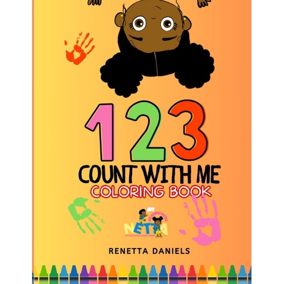 1,2,3 Count With Me Coloring Book, (Paperback)