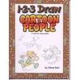 thumbnail image 1 of Pre-Owned 1-2-3 Draw Cartoon People: A Step-By-Step Guide (Paperback) 0939217465 9780939217465, 1 of 1