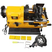 1/2-3 Electric Pipe Threader Machine NPT&BSPT Dies 220V Multifunctional Threading Cutter