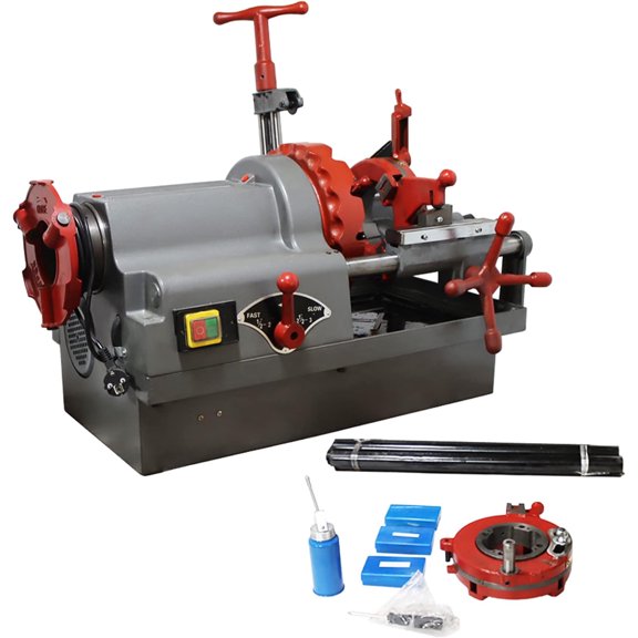 1/2" - 3" Electric Pipe Threading Machine Galvanized Pipe Water Pipe Building Fire Pipe Sleeve Wire Machine 110V