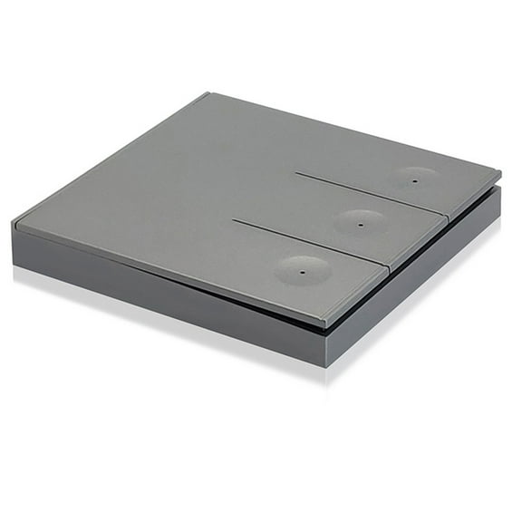 1/2/3 Gang Wireless Wall Switch Rf 433Mhz Remote Transmitter with 10A 110V 220V Grey2