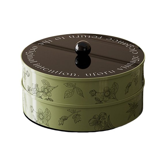 1/2/3 Layer Serving Tray Storage Container with Lid Dried Fruit Snacks Plate Snacks Candy Nut Platter Food Tray