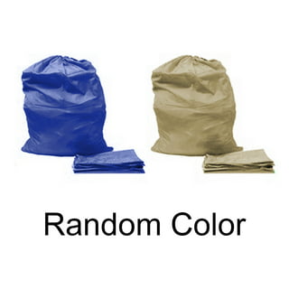 Extra Large Jumbo Laundry Bag with Drawstring, Color: White, Size: 44.5 x  28.5
