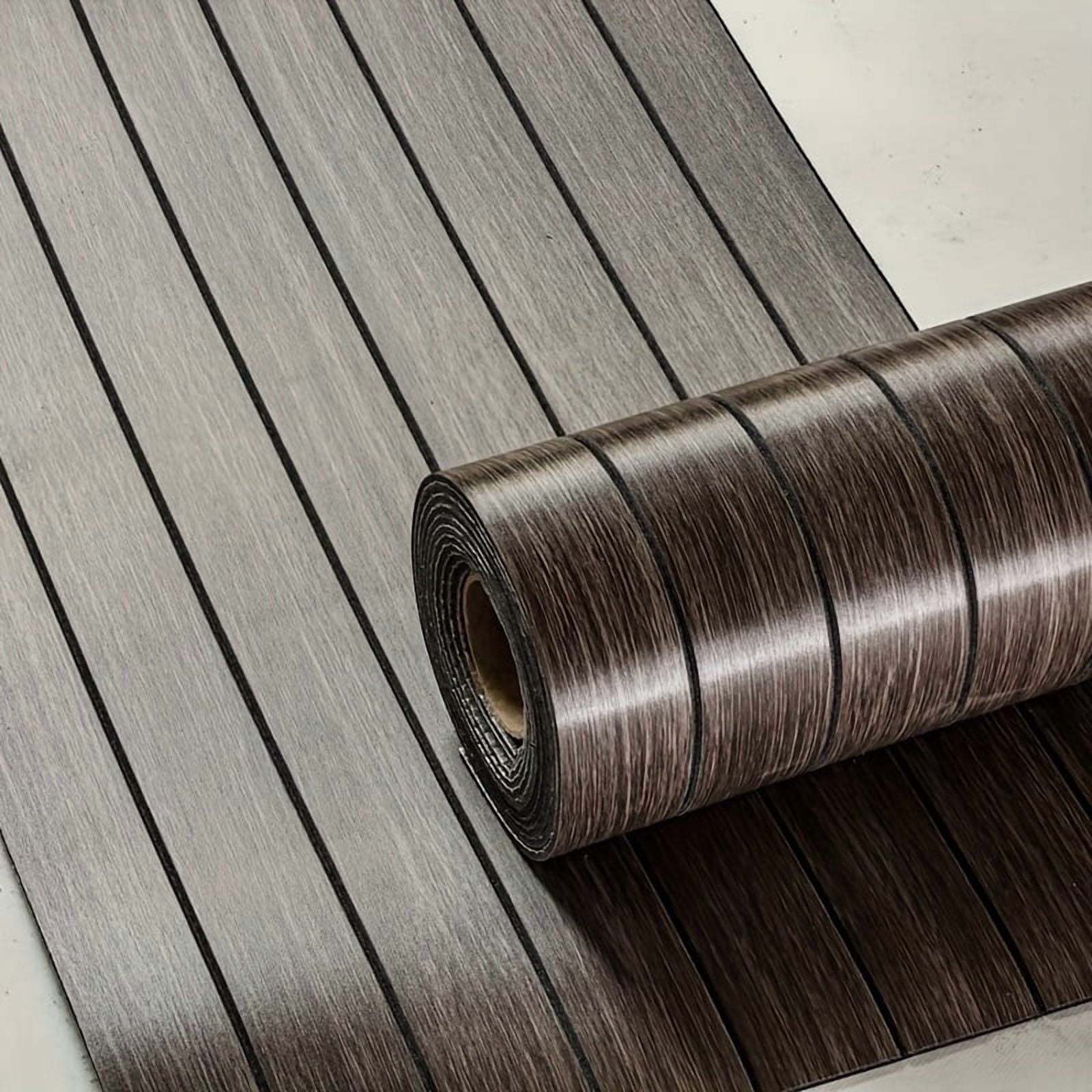 1/2/3 Rolls – 4mm Thick 3D Wood Grain Wallpaper, Self-Adhesive Peel and Stick Wall & Floor Covering, Easy Installation, for Living Room, Kitchen, Bathroom, Office