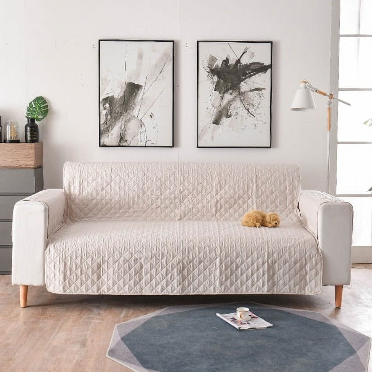 1/2/3 Seater Cat Scratches Sofa Cover Mat Pets Sofa Armchair Covers Non