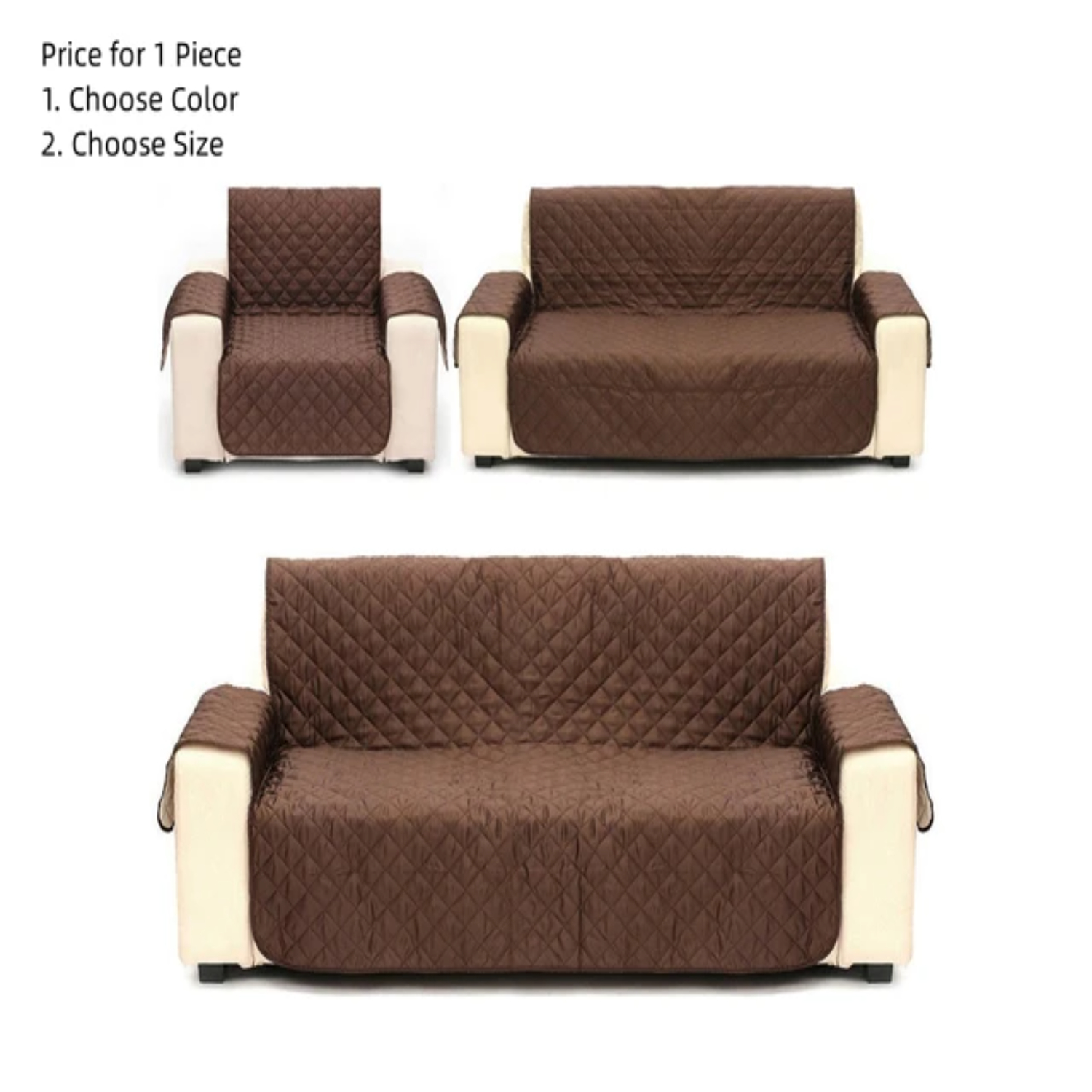 1 2 3 Seater Waterproof Sofa Cover Pet Dog Sofa Mat Couch Slipcovers