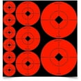 thumbnail image 1 of Birchwood Casey Target Spots Orange Assorted Size High-Contrast Self-Adhesive Paper Shooting Targets for Gun Practice (33928), 1 of 3