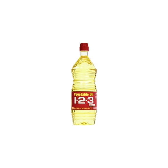 1-2-3 Vegetable Cooking Oil (Pack of 3)